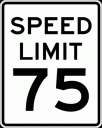 75mile Speed Limit