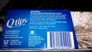 Q-tips-warning