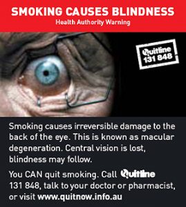 SMOKING CAUSES BLIGTNESS