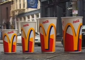 米マクドナルド・ドリンクサイズ