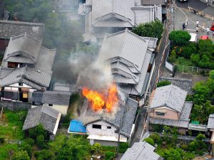 大阪北部地震・高槻市住宅火災