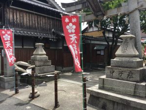 大阪北部地震・茨木市茨木神社倒壊②