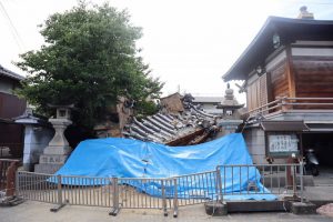 大阪北部地震・妙徳寺