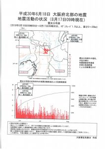 「2018 年 6 月 18 日大阪府北部の地震の評価」①