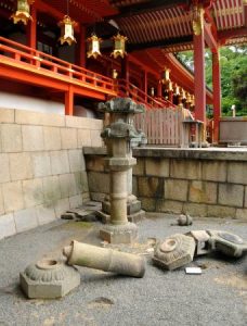 大阪北部地震・石清水八幡宮