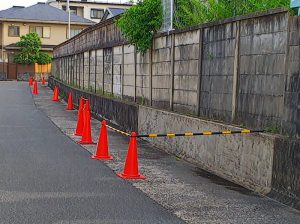 大阪北部地震・小学校の壁①