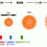 ガンの成長速度