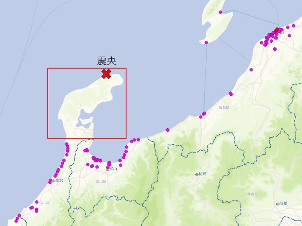 能登半島地震・液状化現象被害マップ