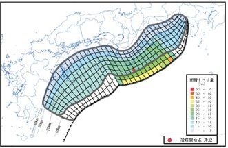 紀伊半島沖に「大すべり域+超大すべり域」を設定