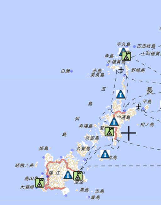 電子基準点地図・五島