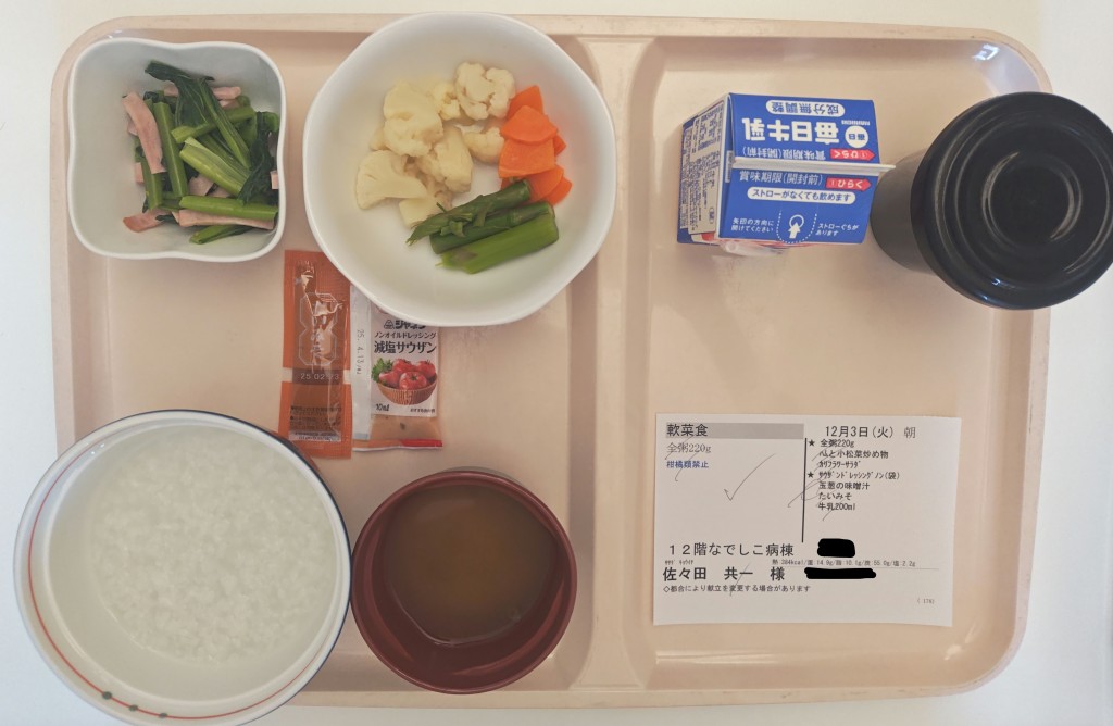 2024/12/3＊朝食