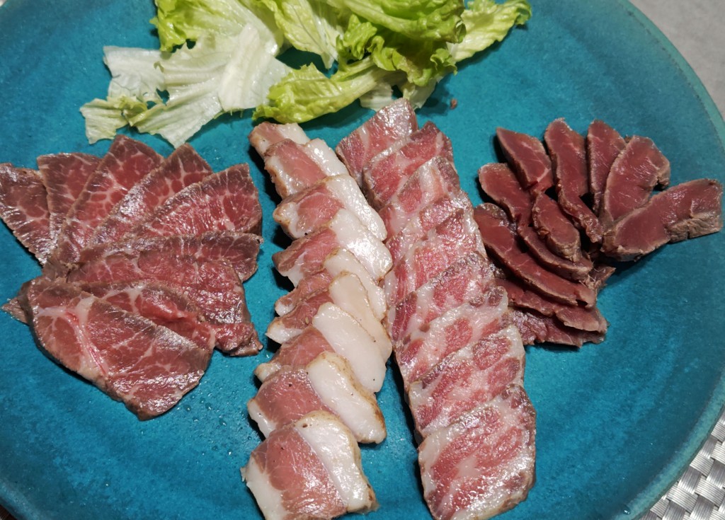 馬肉の低温調理