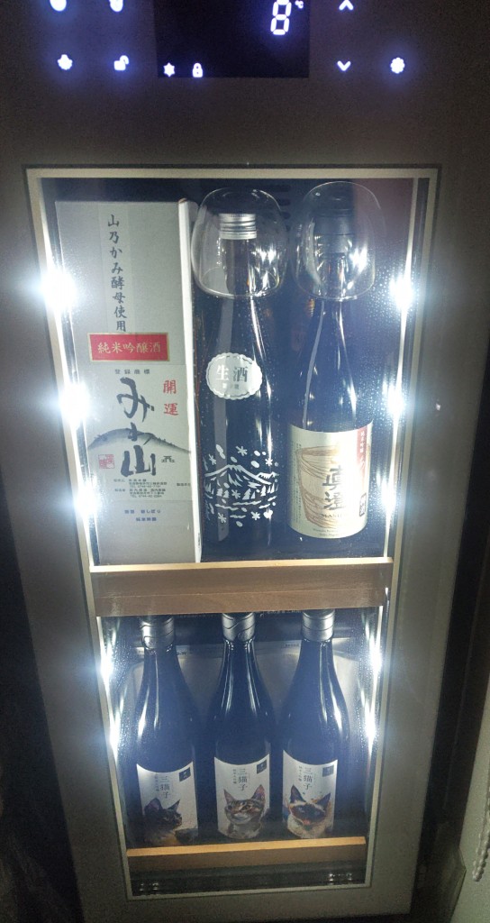 日本酒セラー(4合瓶用)