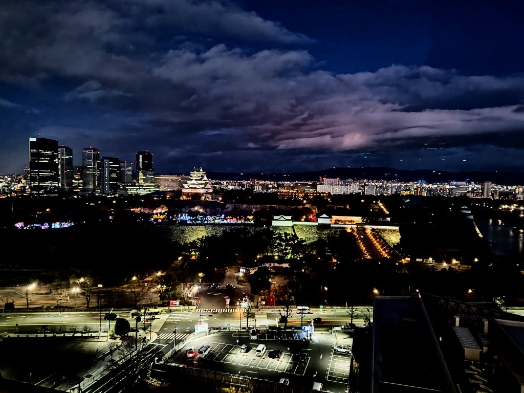 大阪城の夜景
