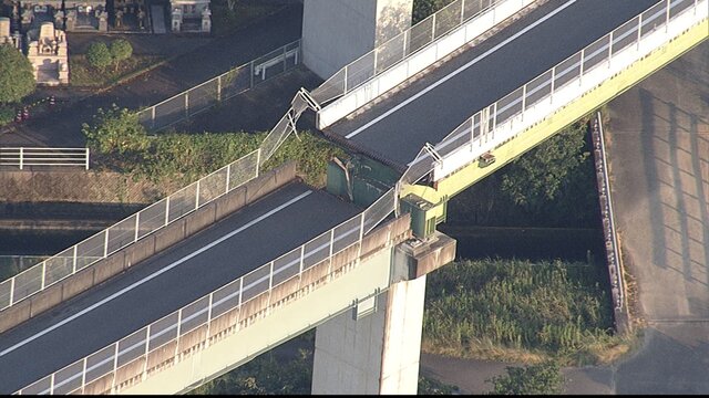 九州自動車道寸断